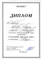 Сертификат школы Пируэт