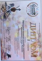 Сертификат школы Росинка
